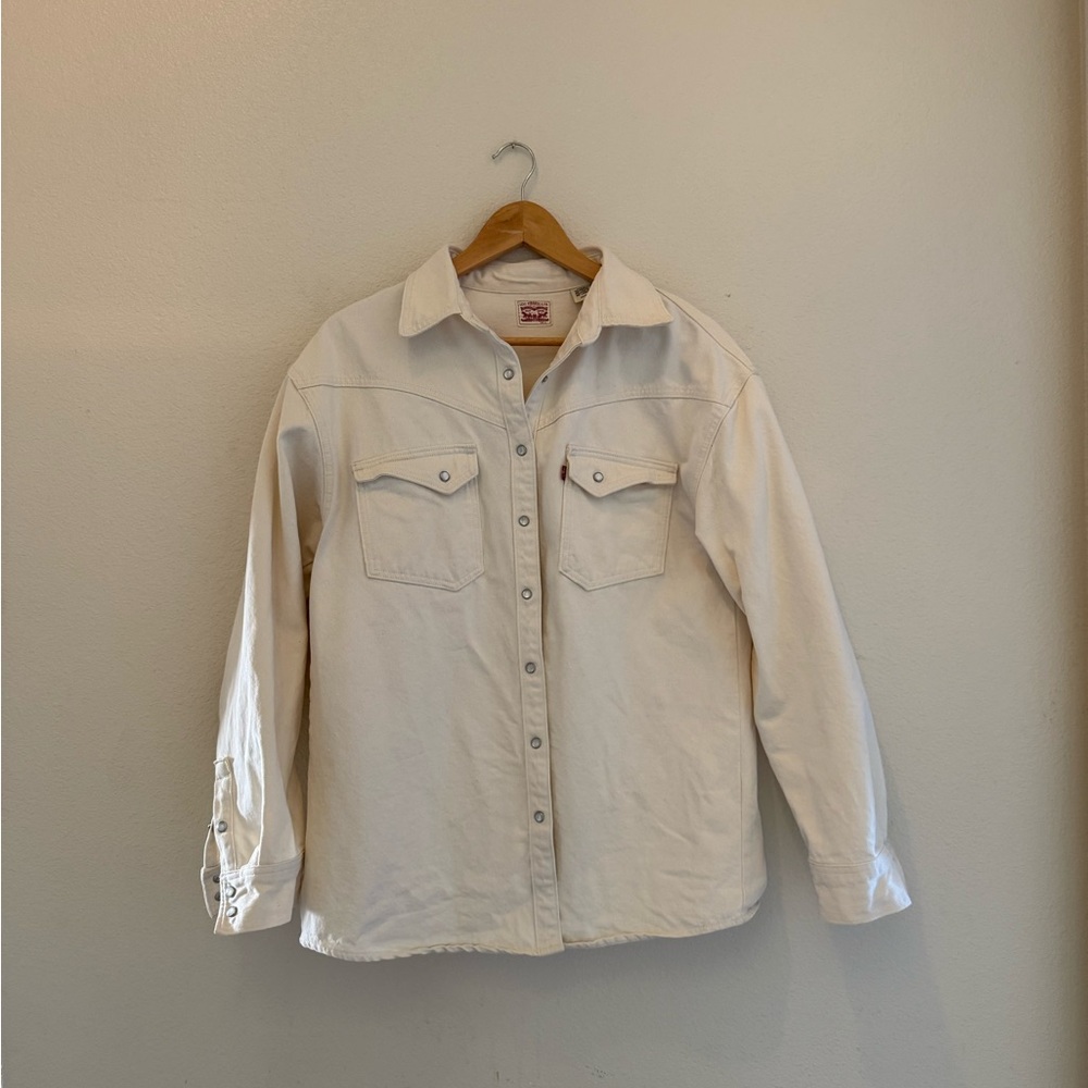 Levi's Off-White Casual Shirt